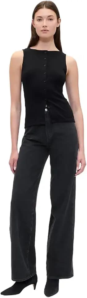 GAP Women's High Rise Wide Leg Jeans