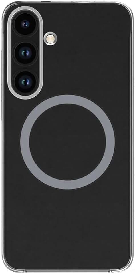 Designed for Samsung ITFIT Clear Magnet Case für Galaxy S25, Handy-Hülle mit Magnet zum Anbringen von Gadgets, Qi2-Charger kompatibel, Schutz, Transparent