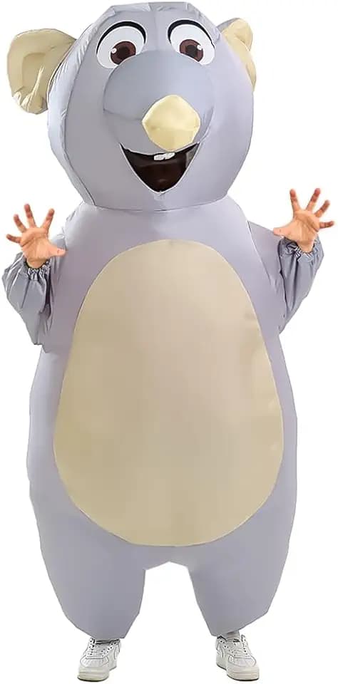 Aufblasbares Maus-Kostüm für Erwachsene, aufblasbares Maus-Kostüm, lustiges Halloween-Party, Cosplay-Kostüm