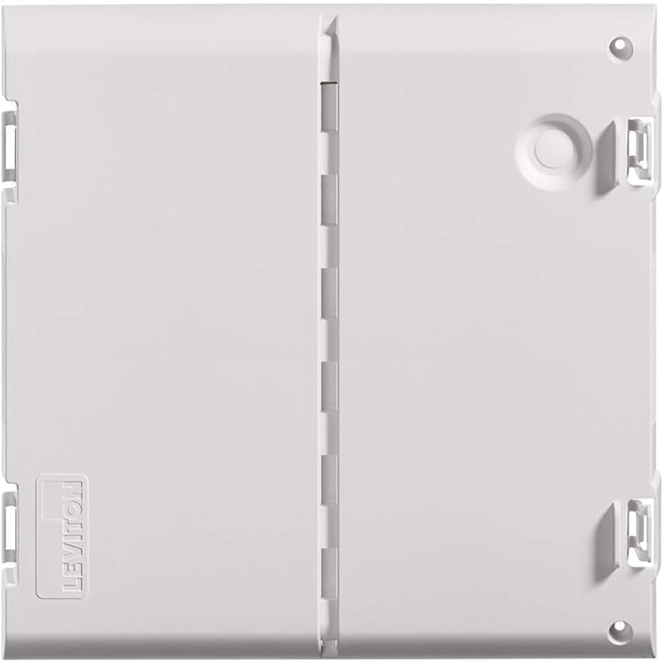 Leviton 14" Structured Media Center Vented Hinged Door Only, Wireless, 49605-14S