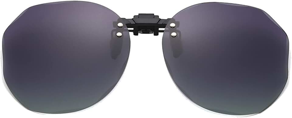 Long Keeper Sonnenbrillen Aufsatz Brille Damen Herren Clip On Sonnenbrille Polarisiert für Brille Runde Sonnenbrille Zum Aufstecken mit UV Schutz
