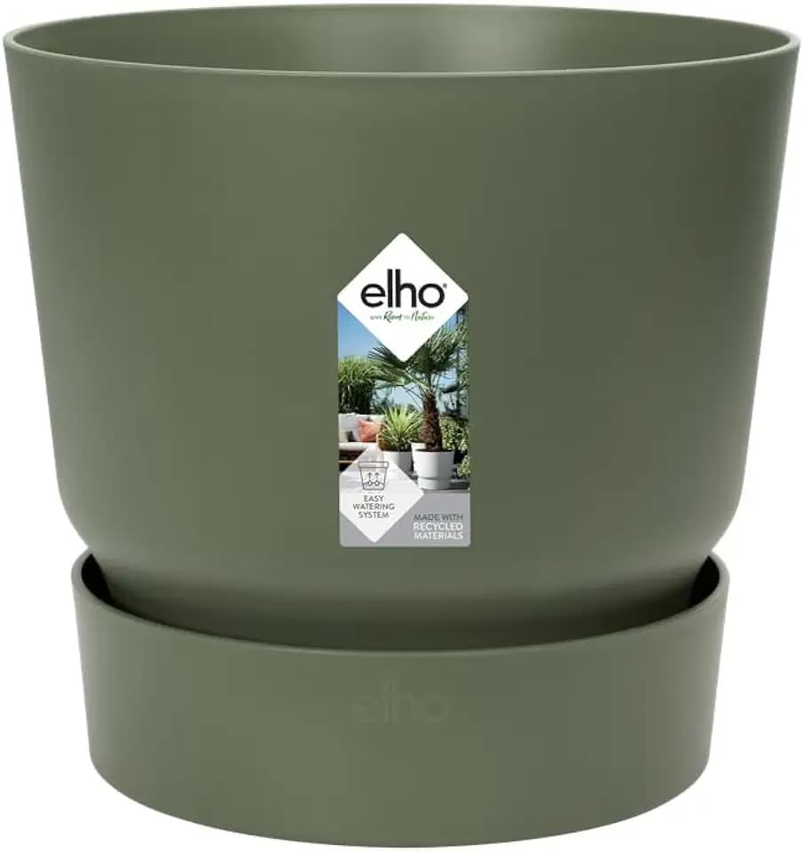elho Greenville Rund 25cm Blumentopf - Leaf Green