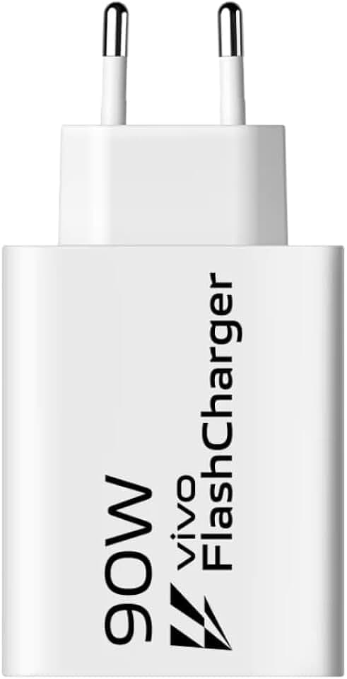 vivo Ladegerät, 90 W FlashCharge Charger, Weiß, USB Typ C
