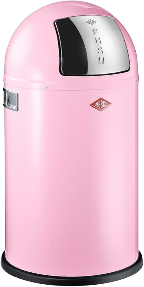 Wesco Abfallsammler Pushboy Junior 22 Liter pink, 63 x 35 cm