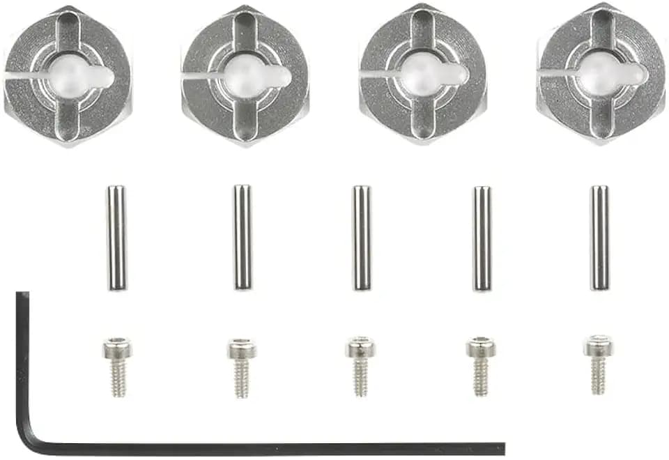 Tamiya 300053569 CR Aluminium Hex Hub Clamp Version, 6 mm (4)