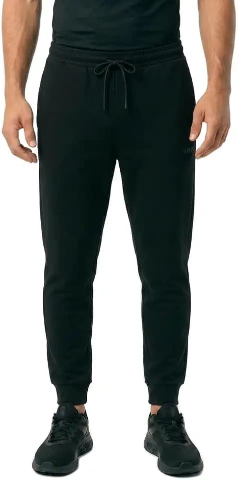 BOSS Herren Hadiko Mirror Relaxed-Fit Jogginghose mit verspiegeltem Logo
