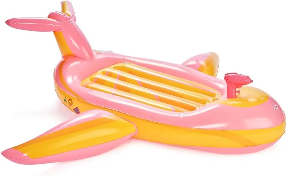 Barbie & FUNBOY Jet Airplane Pool Float – for Kids