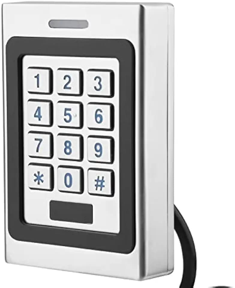 ASHATA RFID Türöffner Codeschloss, wasserdichte Tür Zutrittskontrollsystem Access Control System,RFID-Karten Sicherheit Tür Zugriffskontrolle Metall Türöffner Passwort Code