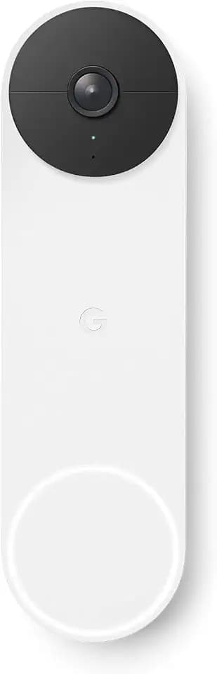 Nest Google Doorbell - akkubetriebene Türklingel mit Videofunktion, 960P, Schwarz/Weiß, 1 Stück - Pro Edition