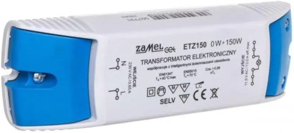 Elektronischer Transformator 230/11,5V 0-150W ETZ150 LDX1000039 Schloss 5903669027010