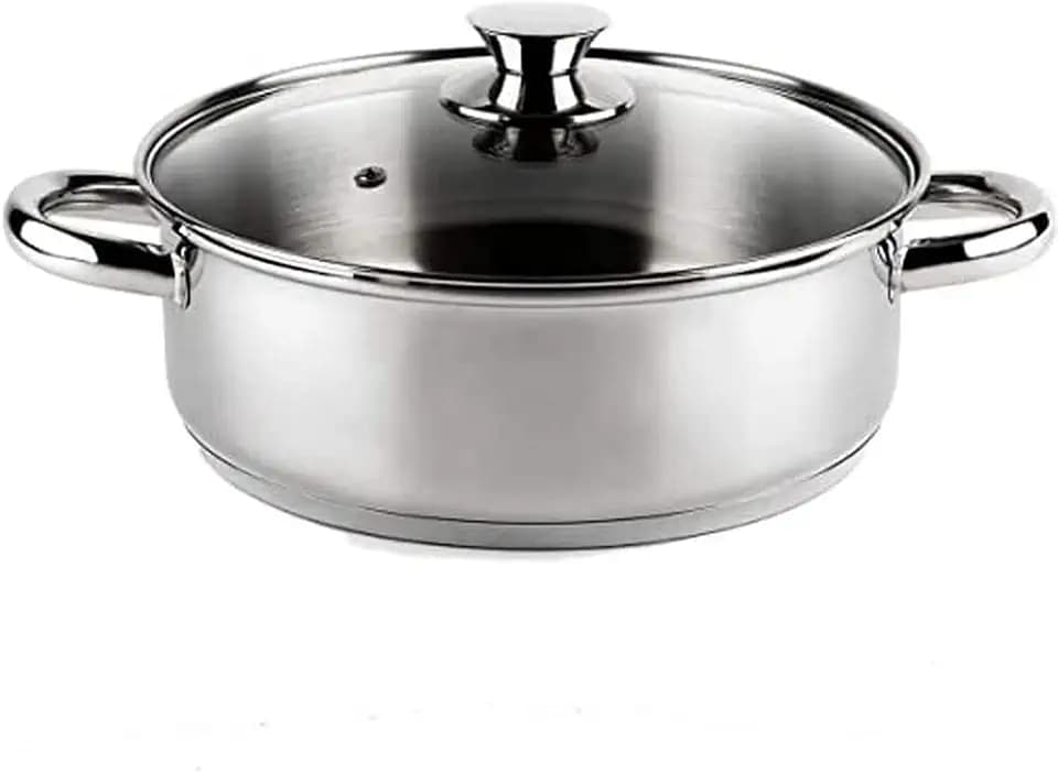 VIER CI14 Kochtopf, Durchmesser 14 cm, Edelstahl 18/10, Induktion