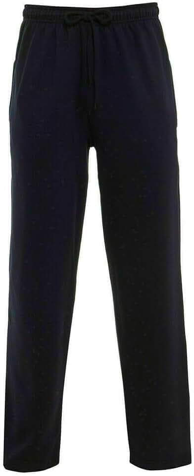 Beach Stone® Jogginghose für Herren, Trainingshose, lässig, Fleece, offene Unterseite, Reißverschlusstaschen, elastischer offener Saum, klassische Jogginghose, Sportjogger, Größen S-5XL