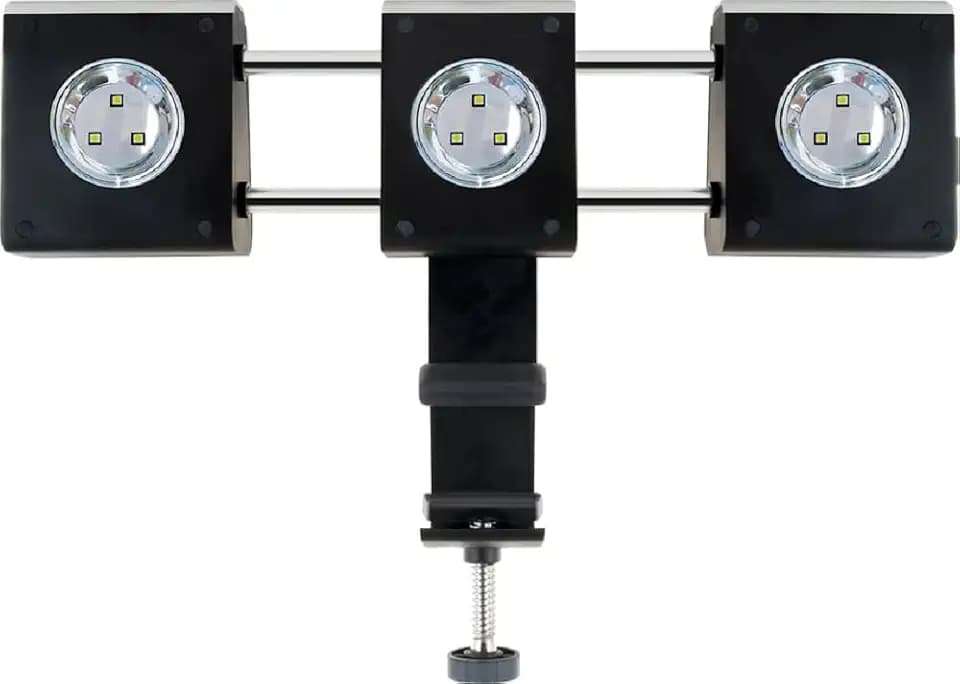 Schwaiger Grillleuchte 3 Strahler LED 2W schwarz