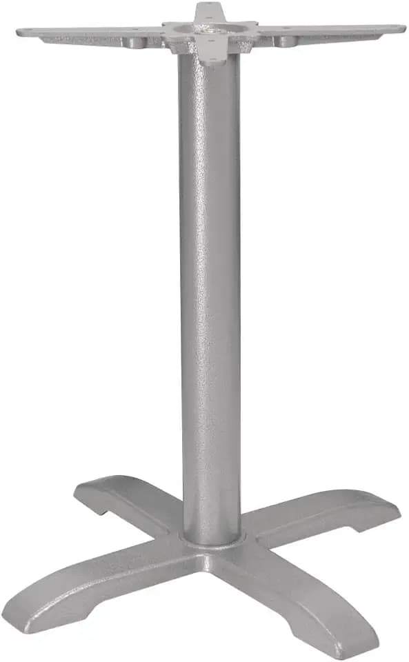 Bolero Heavy-Duty Tischgestell aus Gusseisen | Grau | Bars, Restaurants, Cafés, Clubs, Pubs | Maße: 611(B) x720(H) mm | FT028