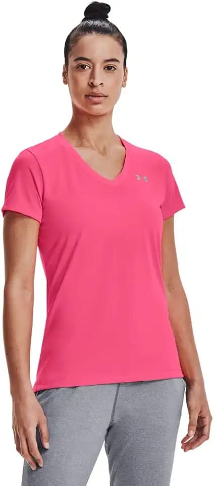 Under Armour Womens Tech V-Neck Short-Sleeve T-Shirt