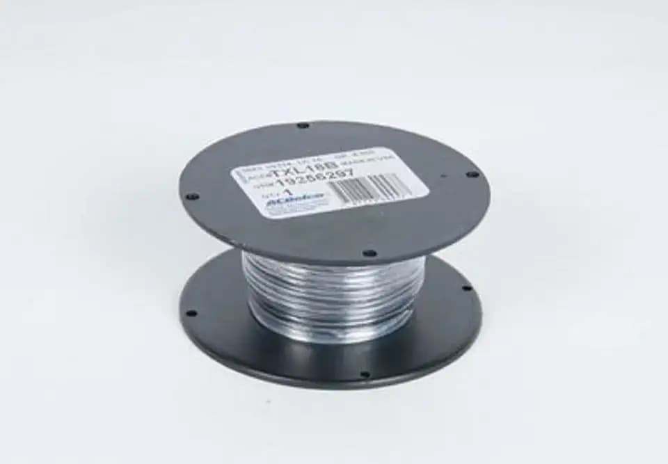 GM Genuine Parts TXL18B (19256297) 50 ft Spool of Black 18 Gauge Thin Wall TXL Wire