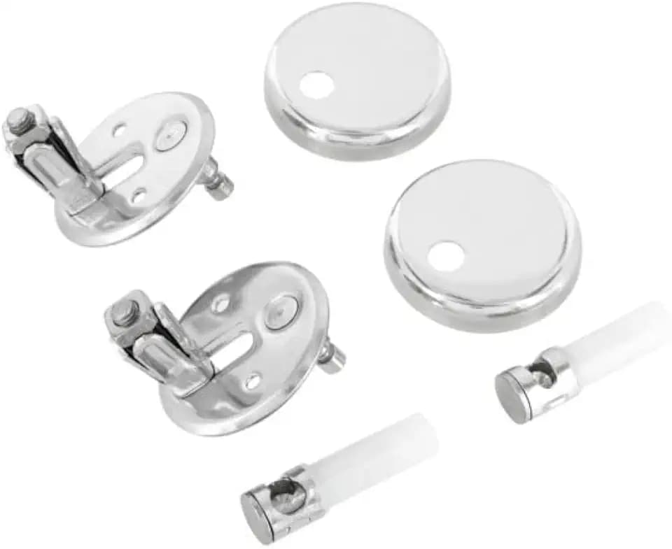 Ideal Standard - Multi Suites WC-Sitz-Scharnier-Set Cantica-Serie aus Edelstahl, T2062BJ, verchromt
