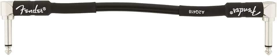 Fender Pro 6 Instrumentenkabel Straight Schwarz 20x Set