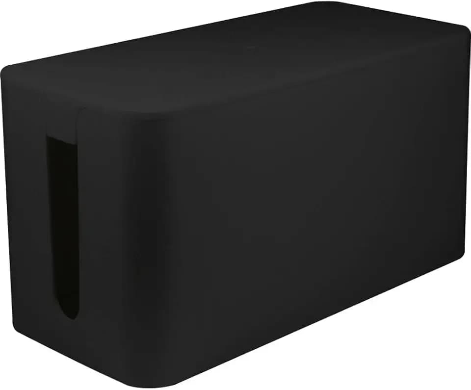 LogiLink KAB0060 - Kabelbox klein (235 x 115 x 120 mm), schwarz