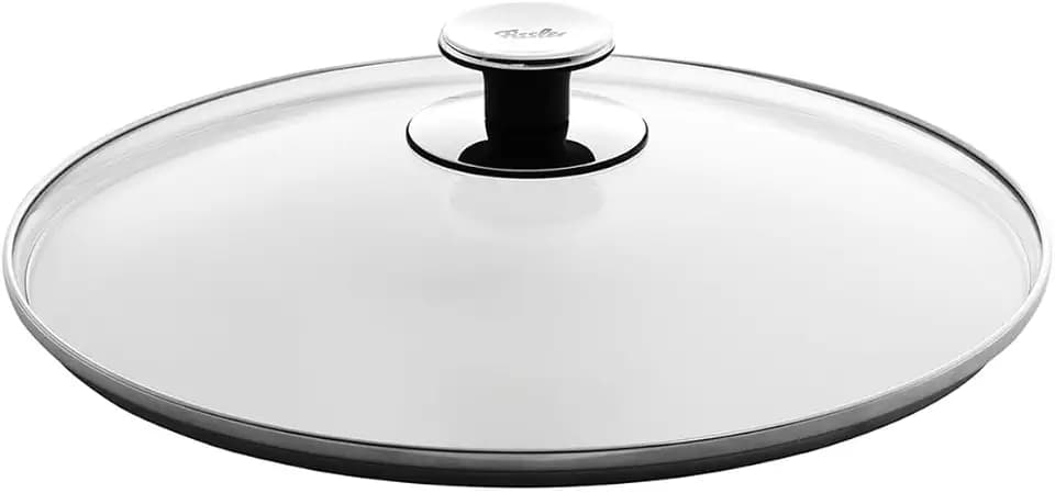 Fissler Glasdeckel (Ø 26 cm), Ersatzdeckel für Töpfe, Pfannen & Schnellkochtöpfe, ergonomischer Griff, spülmaschinengeeignet
