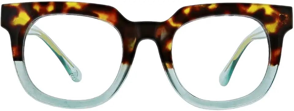 Peepers by PeeperSpecs womens Showbiz Square Blue Light Blocking Reading Glasses
