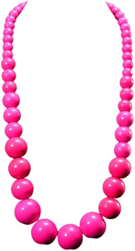 Fuqimanman2020 Chunky Large Simulated Pearl Choker Necklace Drop Dangle Earrings Crystal Bib Big Round Beaded Strand Multicolor Costume Statement Wedding Jewelry Set for Women Brides