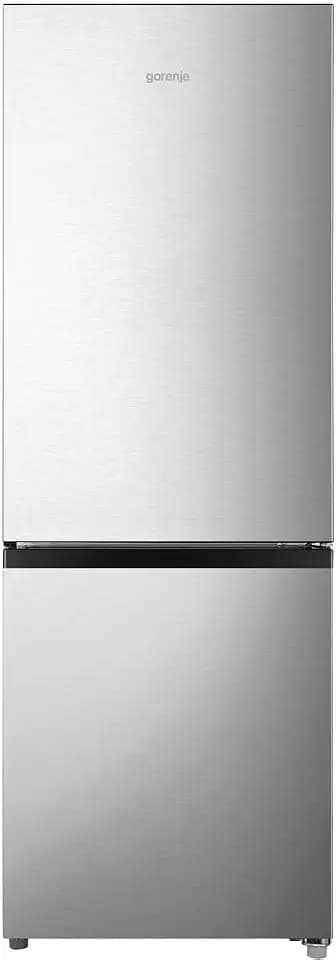 Gorenje RK14CPS4 Kühl-Gefrierkombination/Freistehend/EEK C/39 dB/175 Liter/Gemüseschubfach/LED Beleuchtung/Türanschlag wechselbar/HxBxT: 143x49,5x56,2 cm/Silber