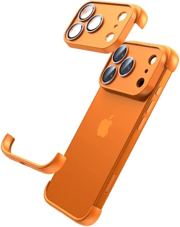 Losin for iPhone 18 Pro Max/17 Pro Max Bumper Borderless Case, Orange