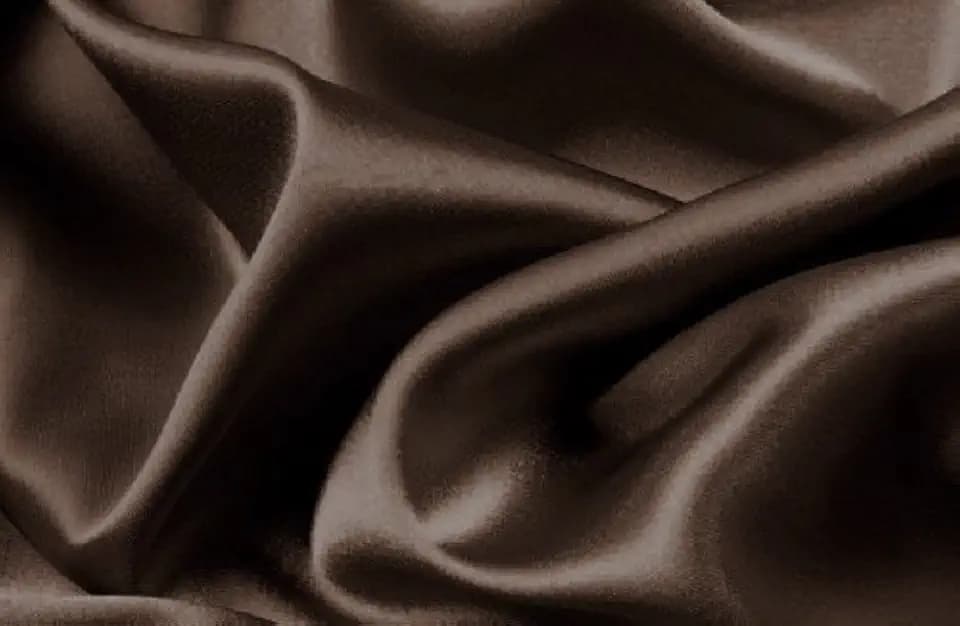 Mk Home LLC 4pc Soft Silky Satin Solid Color Deep Pocket Sheet Set (Brown/Coffee, Full)