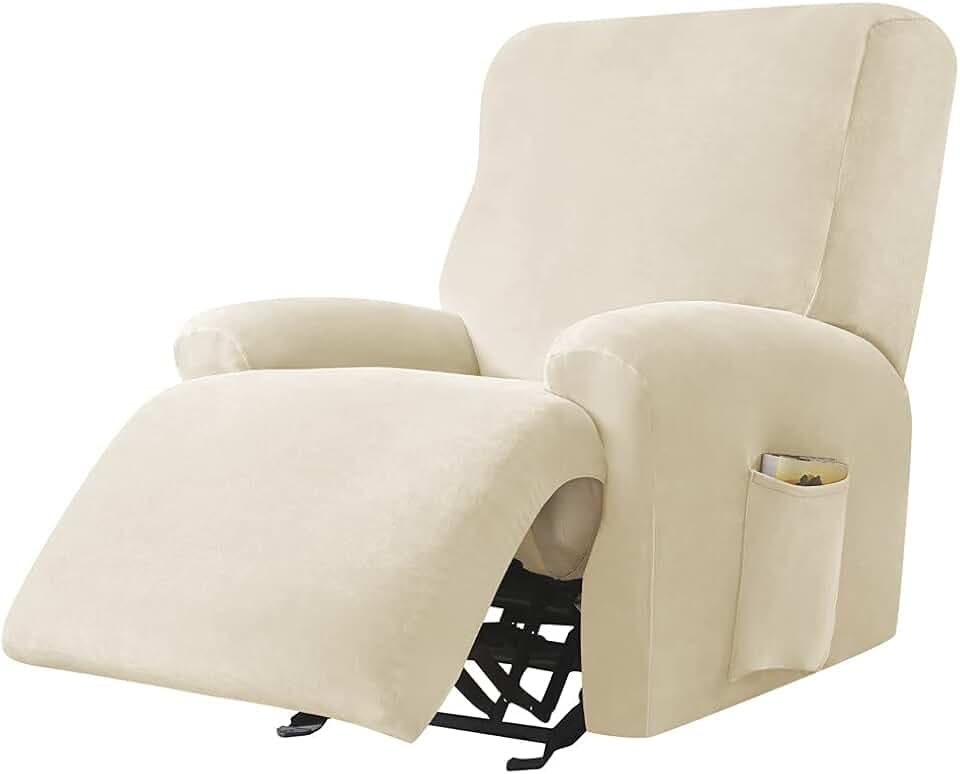 Highdi Stretchhusse für Relaxsessel Komplett Sesselschoner, Beige