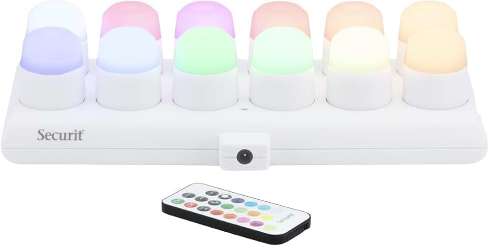 SECURIT - LED-Teelicht-Set Amsterdam - Kabellos