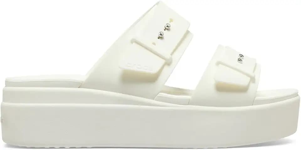 Crocs Brooklyn Buckle Low Wedge, Damen