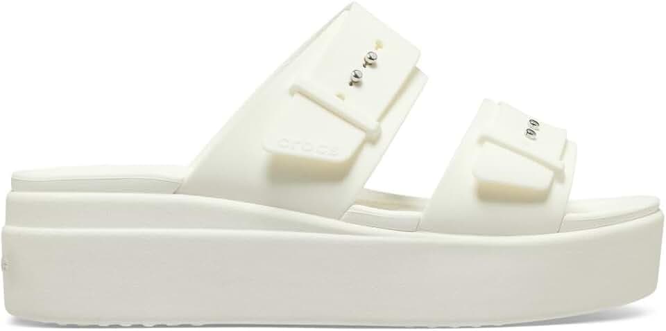 Crocs Damen Brooklyn Buckle Low Wedge Sandalen