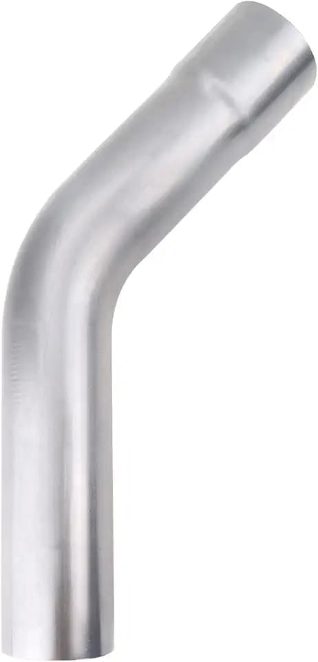 A-KARCK Exhaust 45 Degree Tube 2.5" OD, Mild Steel Exhaust Pipe Mandrel Bend, Custom Your Own Exhaust System