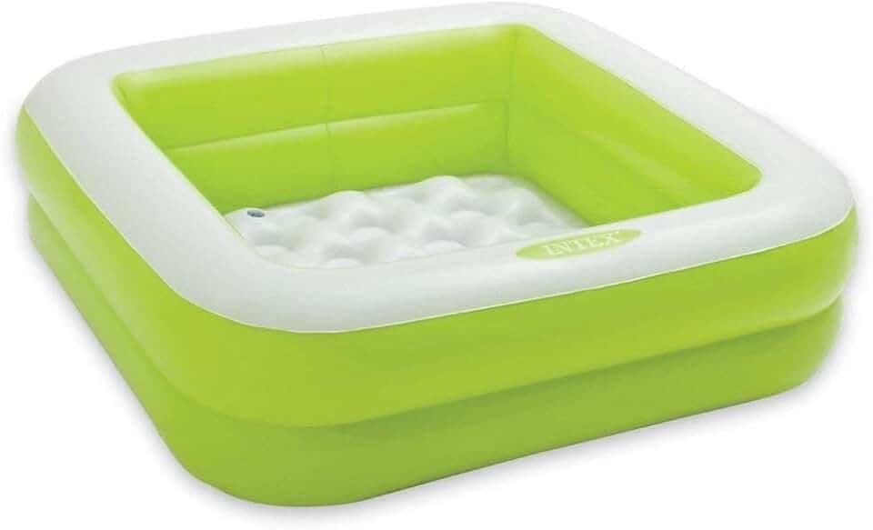 Intex Babypool Play Box Pool, Farblich Sortiert, 85 x 85 x 23 cm, Sortierte Farben