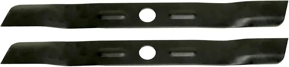 USA Mower Blades 2 BD18BP Low Lift Mulching Blade Replaces Black & Decker 90548199 Length 17 1/2 in. Width 1-3/4 in. Thickness .150 in. Center Hole 1 in.