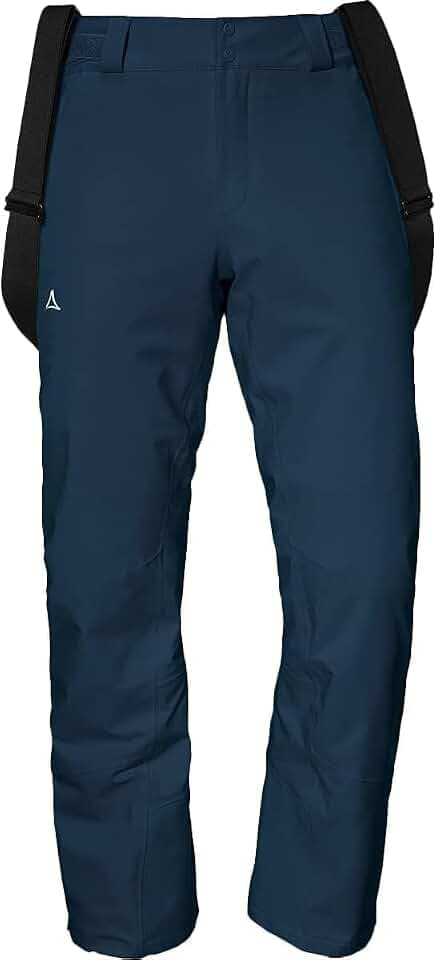 Schöffel Herren Weissach M, wasser- und winddichte Skihose, warme Schneehose mit Schneefang und Verstärkung gegen Skikantenschläge