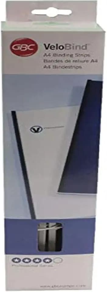 GBC 9741635 VeloBind Bindestrips, 45mm, 25 Stück, A4, schwarz