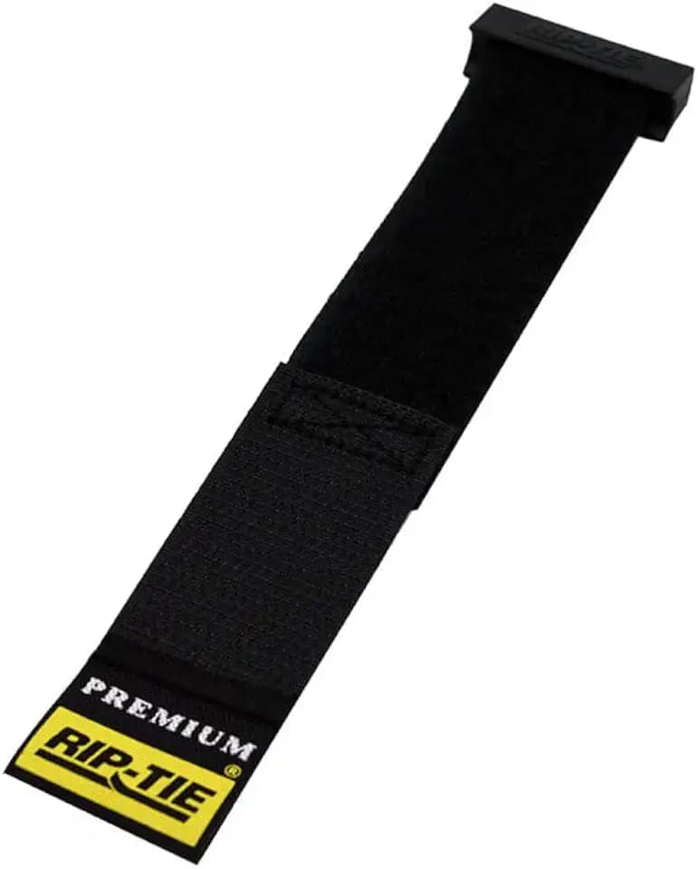 RIP-TIE 1 x 14.5 Rip-Lock CableWrap Cable Tie Perfect for Heavy Duty Cables 10 Pack Black