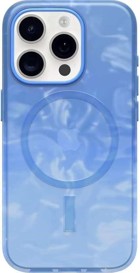 OtterBox Slim & Sturdy Hülle für iPhone 15 Pro mit MagSafe, Berries N Cream