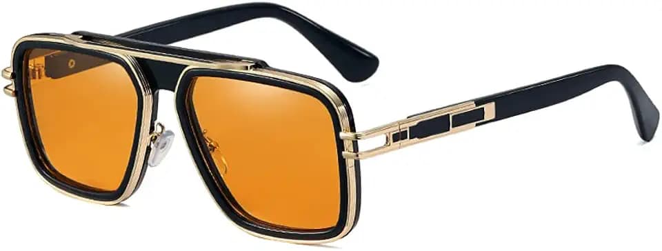 Trendy Retro Sunglasses for Men Women Stark Vintage 70s Italian Shades
