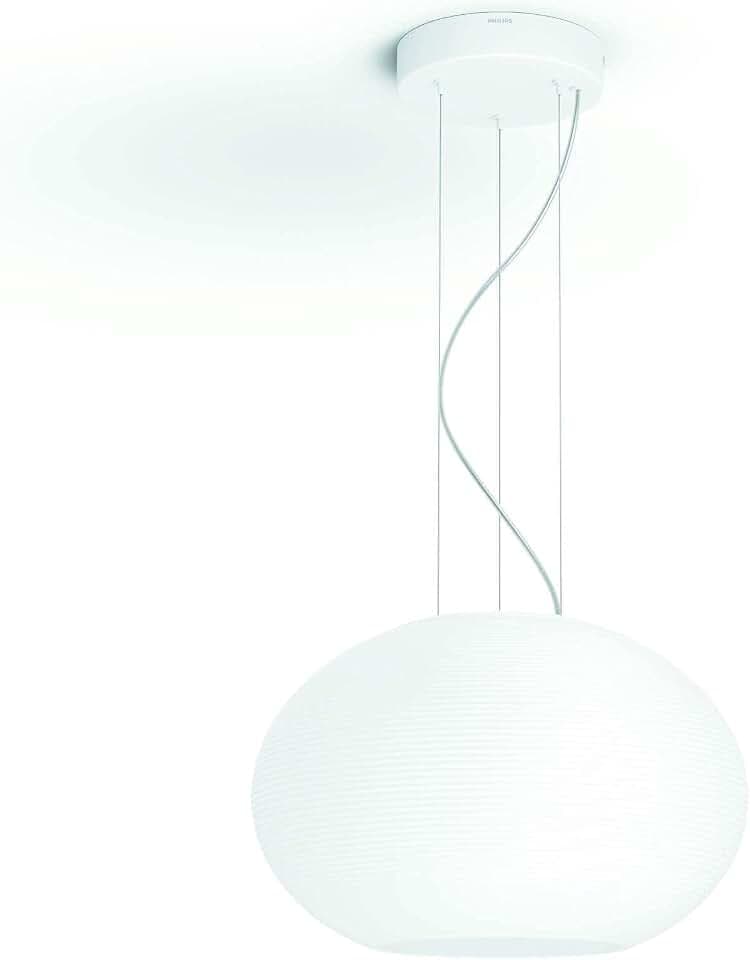 Philips Hue White & Col. Amb. LED Pendelleuchte Flourish, dimmbar, 16 Mio. Farben, steuerbar via App, kompatibel mit Amazon Alexa (Echo, Echo Dot)