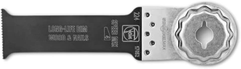 Fein Starlock Max E-Cut Long-Life Saw Blade, 1-1/4" Width, 3-1/2" Length