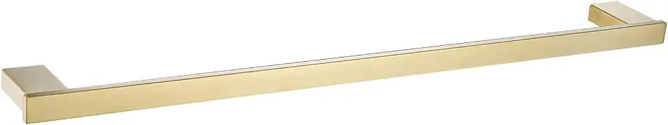RANDOM Brushed Gold Towel Bar 28 inch Gold Towel Holder SUS304 Stainless Steel Hand Towel Holder for Bathroom Wall Mounted Towel Rod.96009-2-28BG