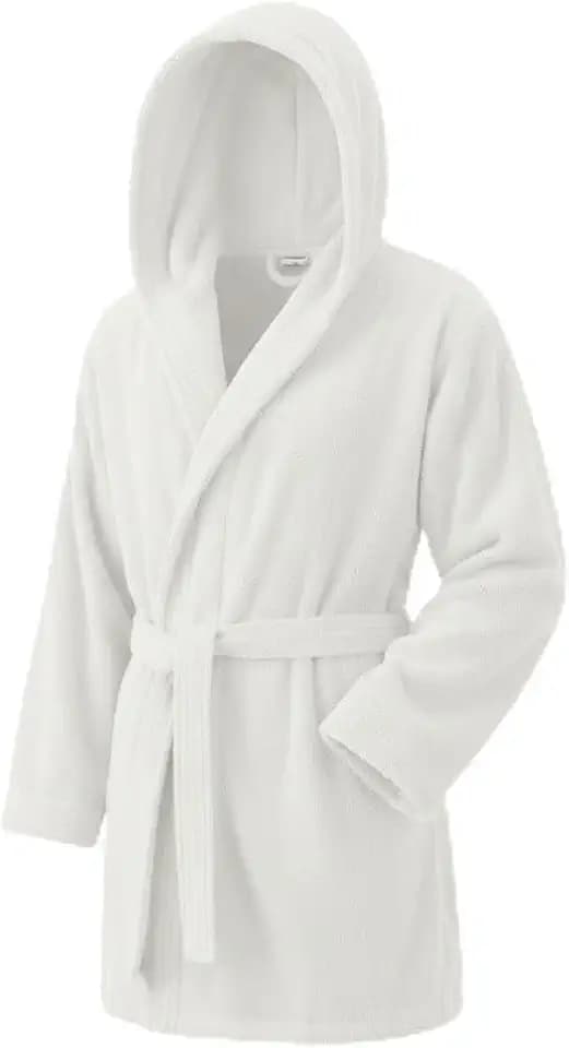 Top Towel - Elegant - Bademantel für Damen und Herren 100% Baumwolle, 500 g/m² - Option mit oder ohne Kapuze - Weich und saugfähig für Dusche, Spa und Pool