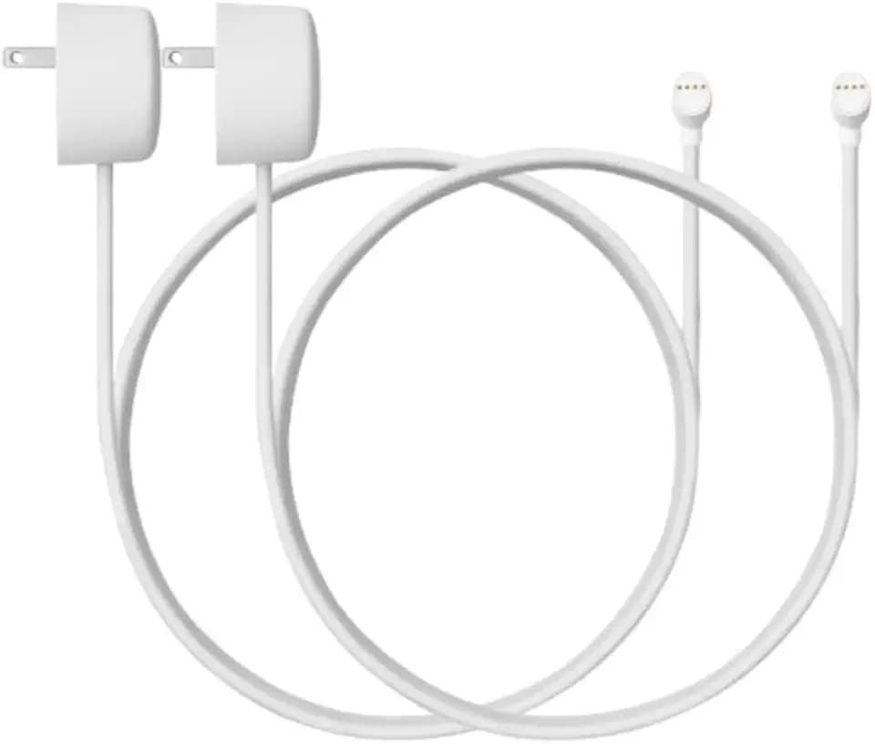 Google Nest Cam Weatherproof Cable for Nest Cam (Battery) Only - 720p - 5m - 2 Pack - Snow