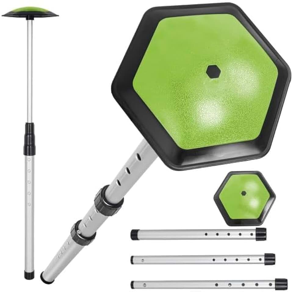 OUUTMEE Golf Reisetaschen Stützstange, Aluminium Golf Stützstange Sechseckig Schlagfestig Golf Reiseabdeckung Flexible Golf Club Travel Support Schutz Stick Bar