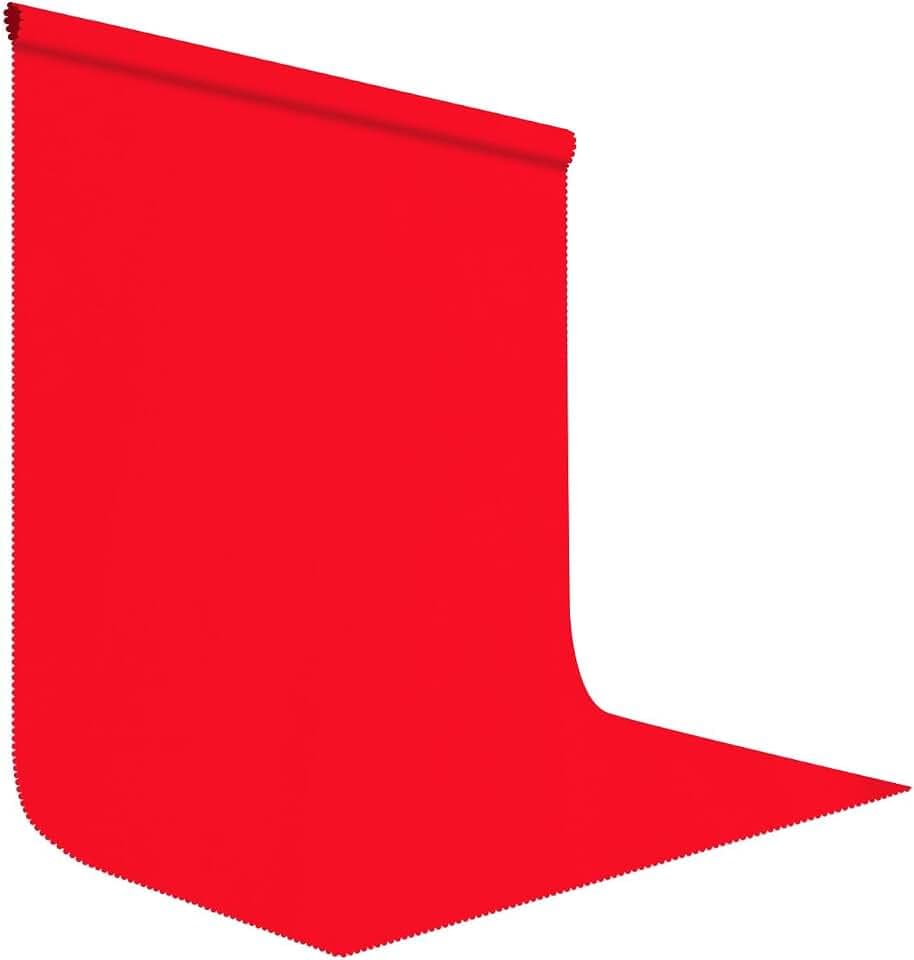 Red Photography Backdrop for Photoshoot, Fabric 5x7ft