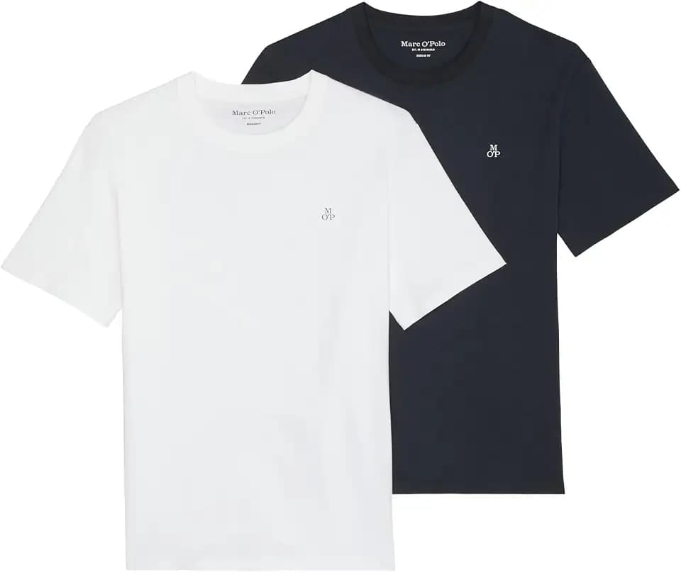 Marc OߴPolo Herren T-Shirts aus Bio-Baumwolle 2er Pack