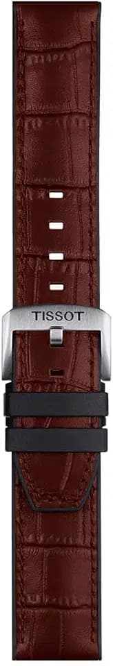 T852046767 22mm Lug Brown Leather Strap